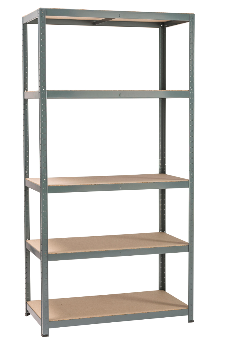 Étagère lourde Spaceo - 300kg par plateau, 196x100x50 cm