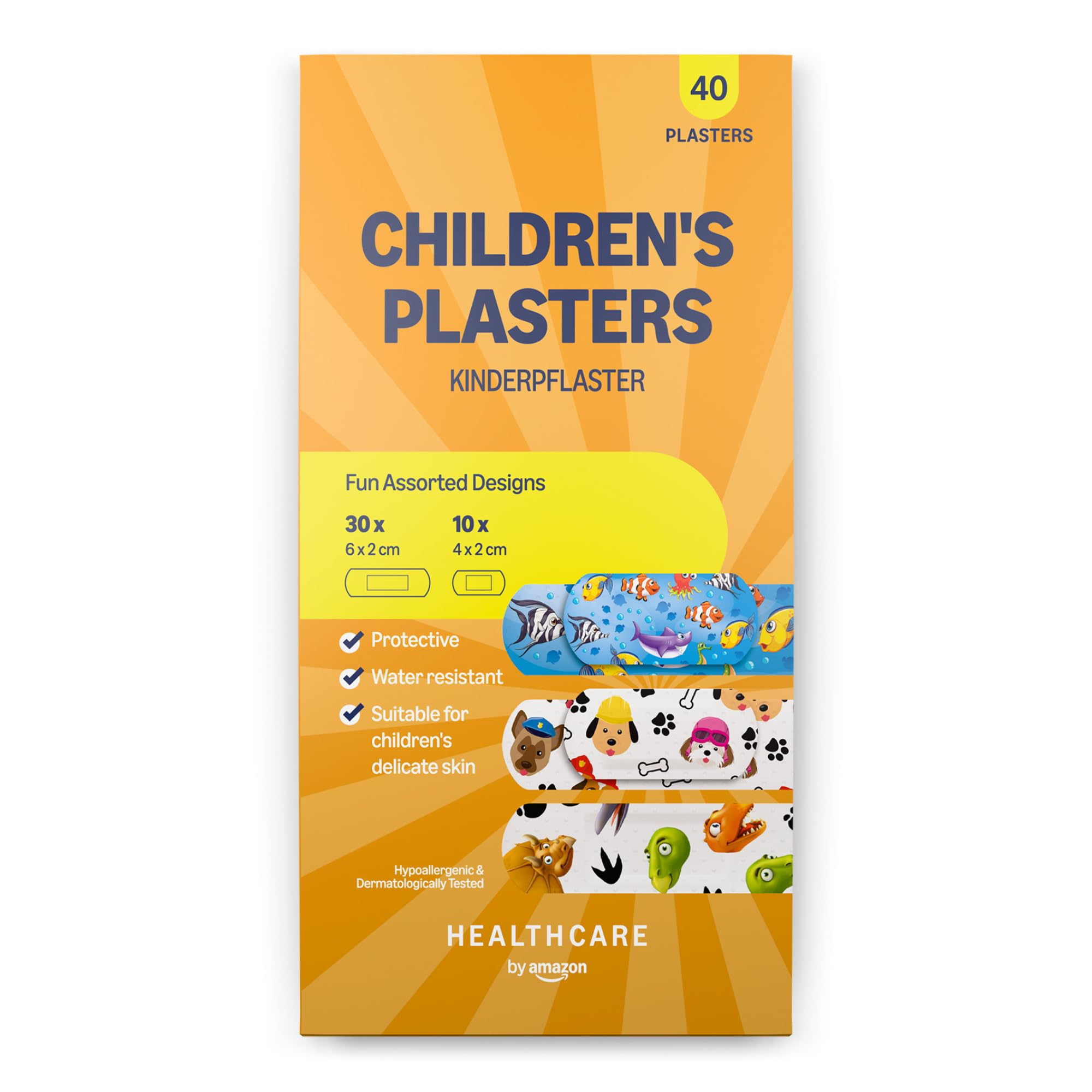 40 Pansements pour enfants Healthcare By Amazon