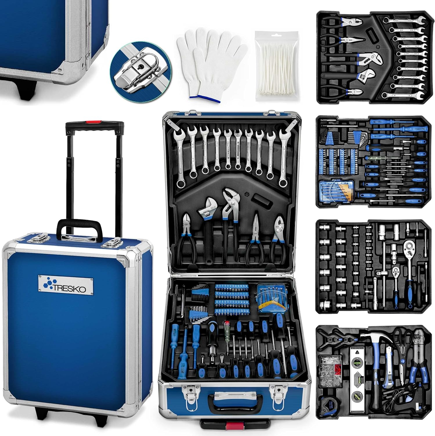 Boite à Outils Tresko - 1400 Pièces (Vendeur Tiers)