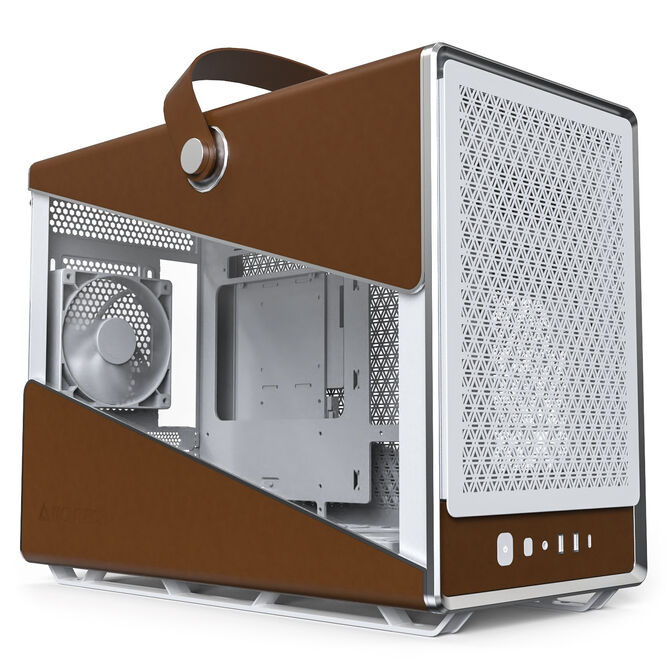 Boîtier PC Montech Heritage PRO - Mid Tower, micro ATX, Tempered Glass, White