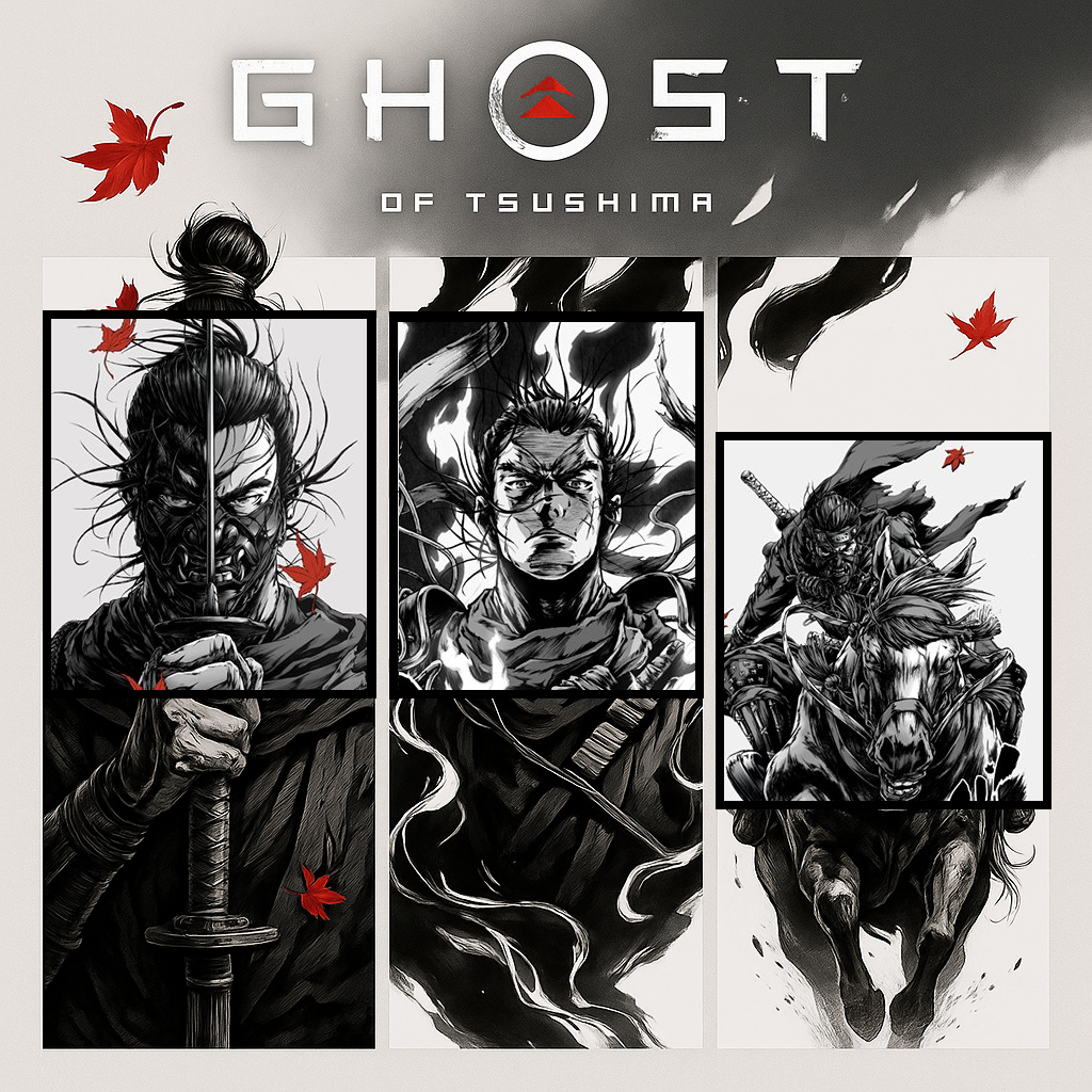 3 Avatars PlayStation Ghost of Tsushima Gratuits sur PS5 / PS4 (Dématérialisé)