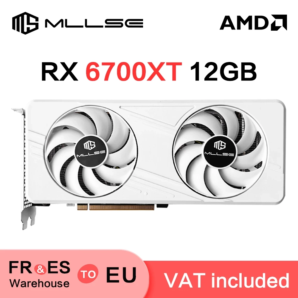 Reconditionné : Carte Graphique Mllse RX 6700XT 12 Go GDDR6 - 192 bits, PCI-E 4.0 X16, 6+8 broches