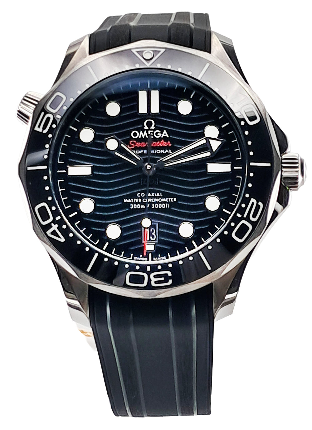 Montre Omega Seamaster Diver 300M Automatic - 42mm, Cadran Noir, Bracelet Caoutchouc