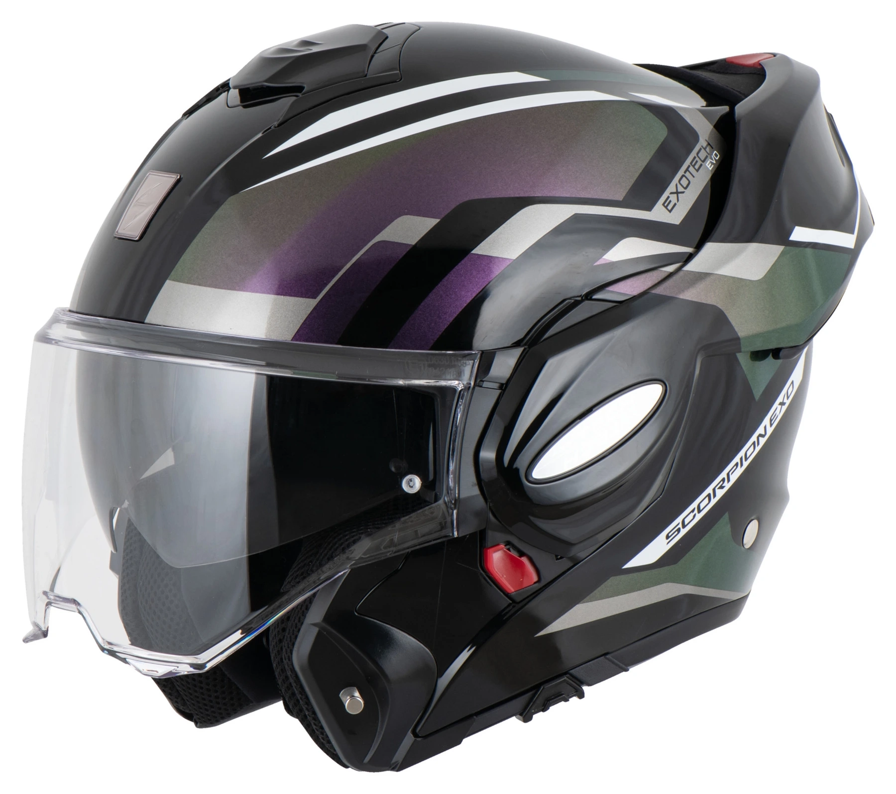 Casque moto modulable Scorpion Exo-Tech Evo - Modèle Furio, Homologué ECE 22.06 - P/J