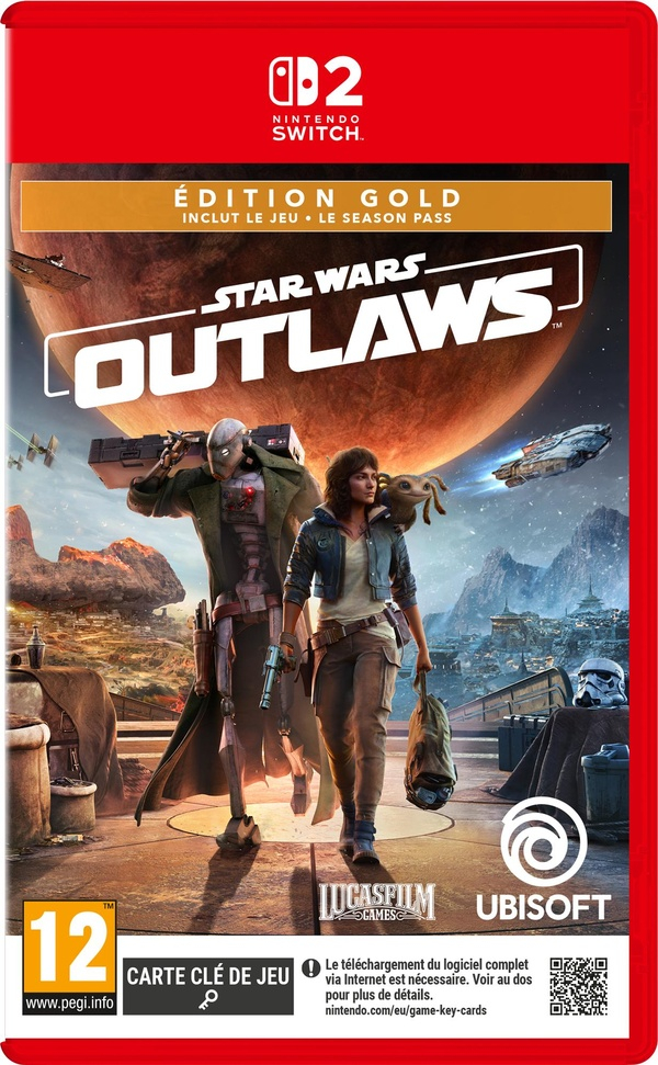 Star Wars Outlaws Edition Gold sur Nintendo Switch 2