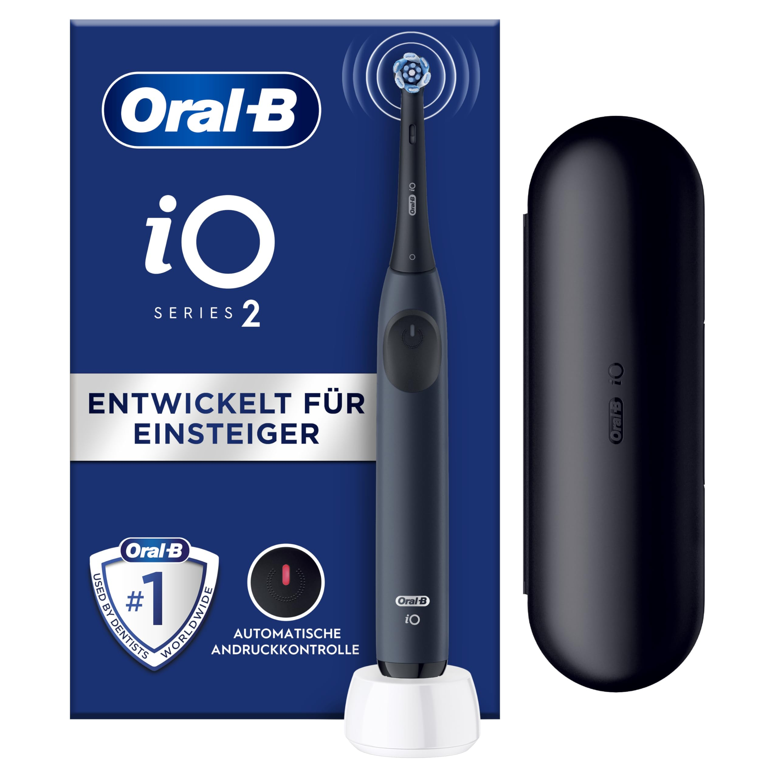 Brosse à dents électrique Oral-B iO Series 2 - étui de voyage, bleu océan