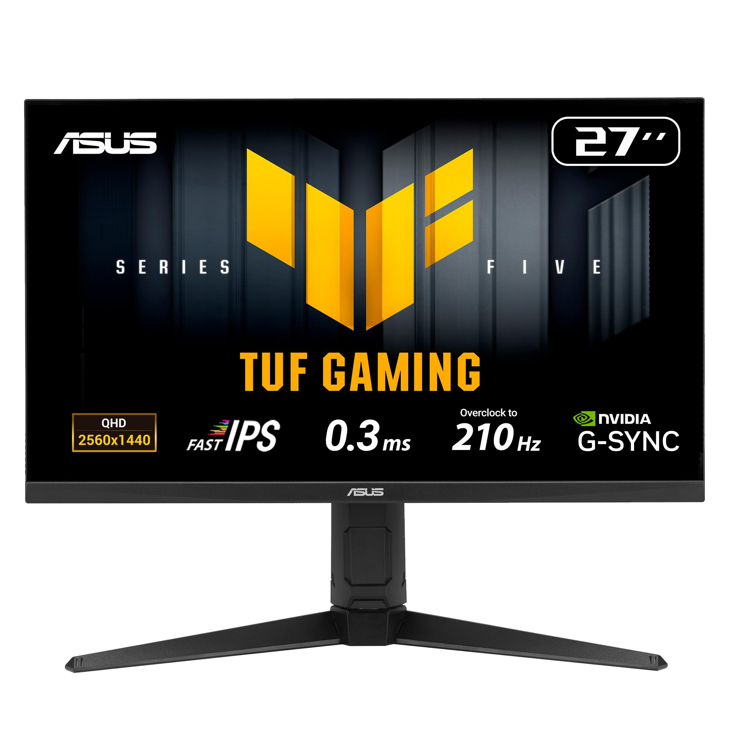 Écran PC Gaming 27" Asus TUF VG27AQ5A-QHD - 0,3ms, Dalle Fast IPS, 210Hz