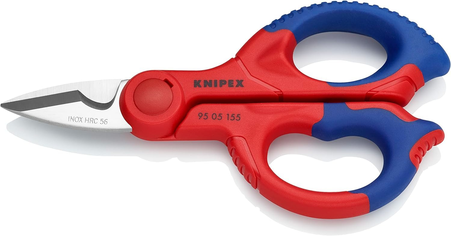 Ciseaux d’électricien Knipex avec gaines bi-matière