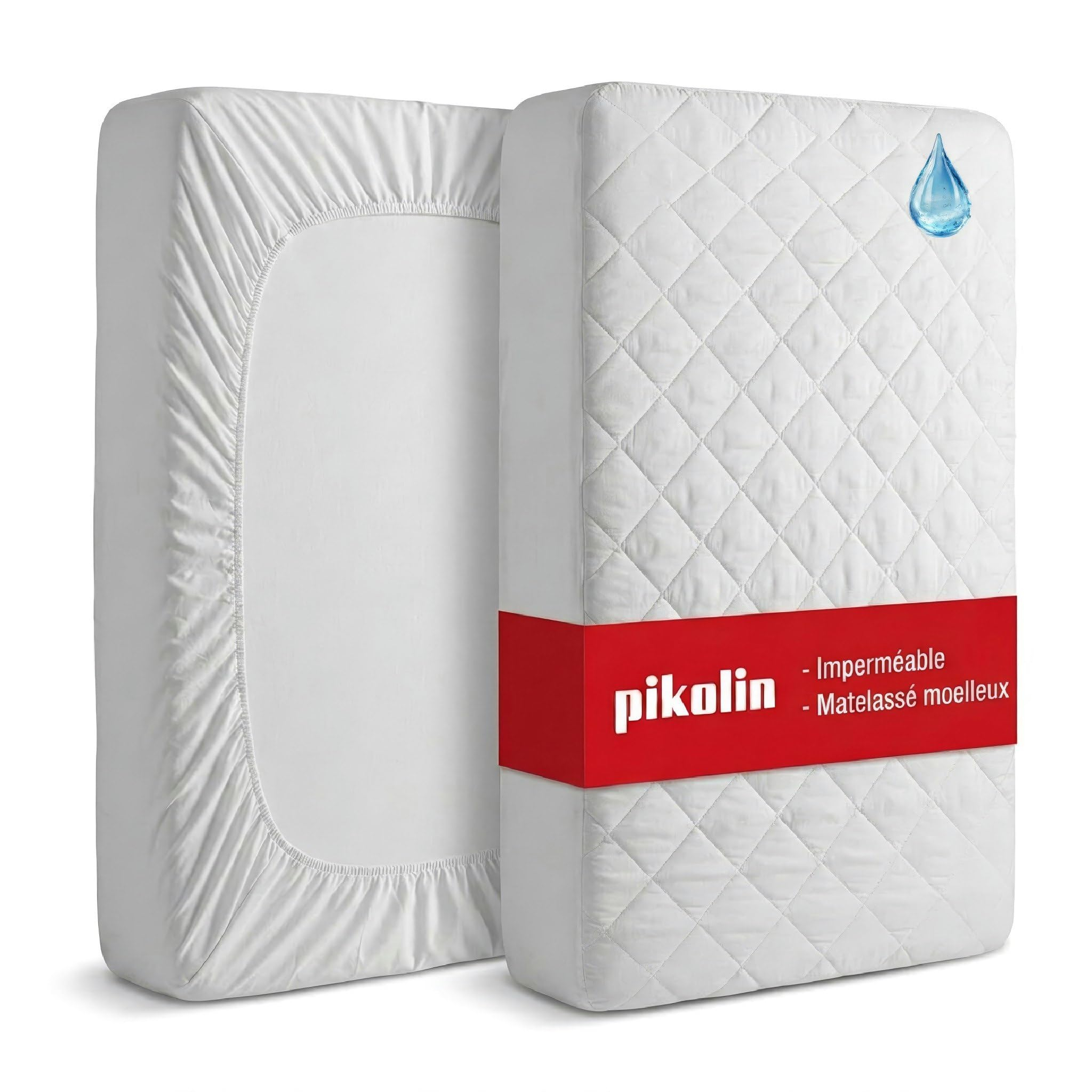 Protège-matelas imperméable et matelassé Pikolin - 90x190/200cm