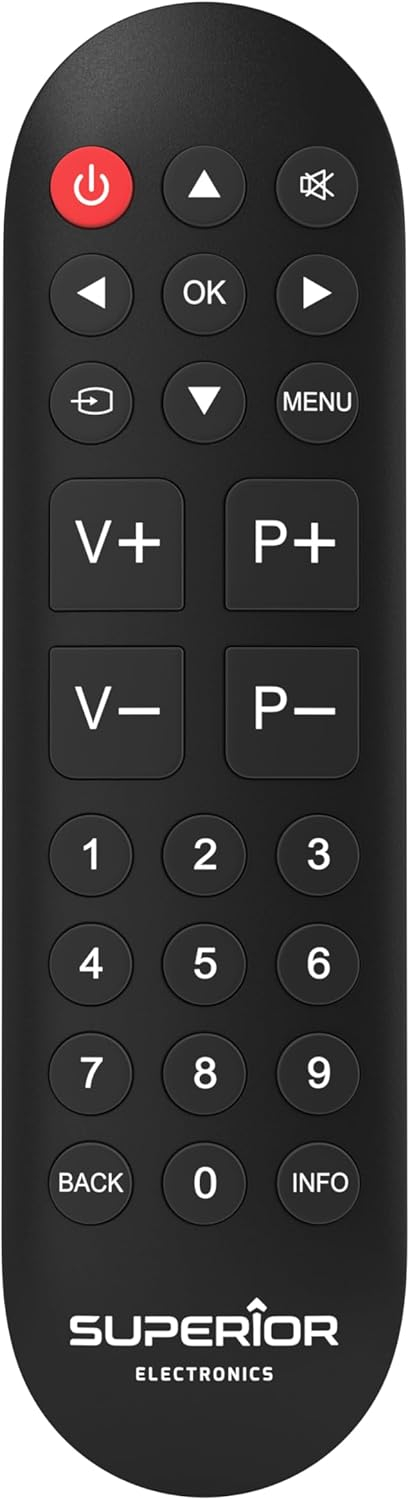 Télécommande Universelle Superior Ready 5 - Auto-Apprenante, pour tous les Téléviseurs & Smart TV