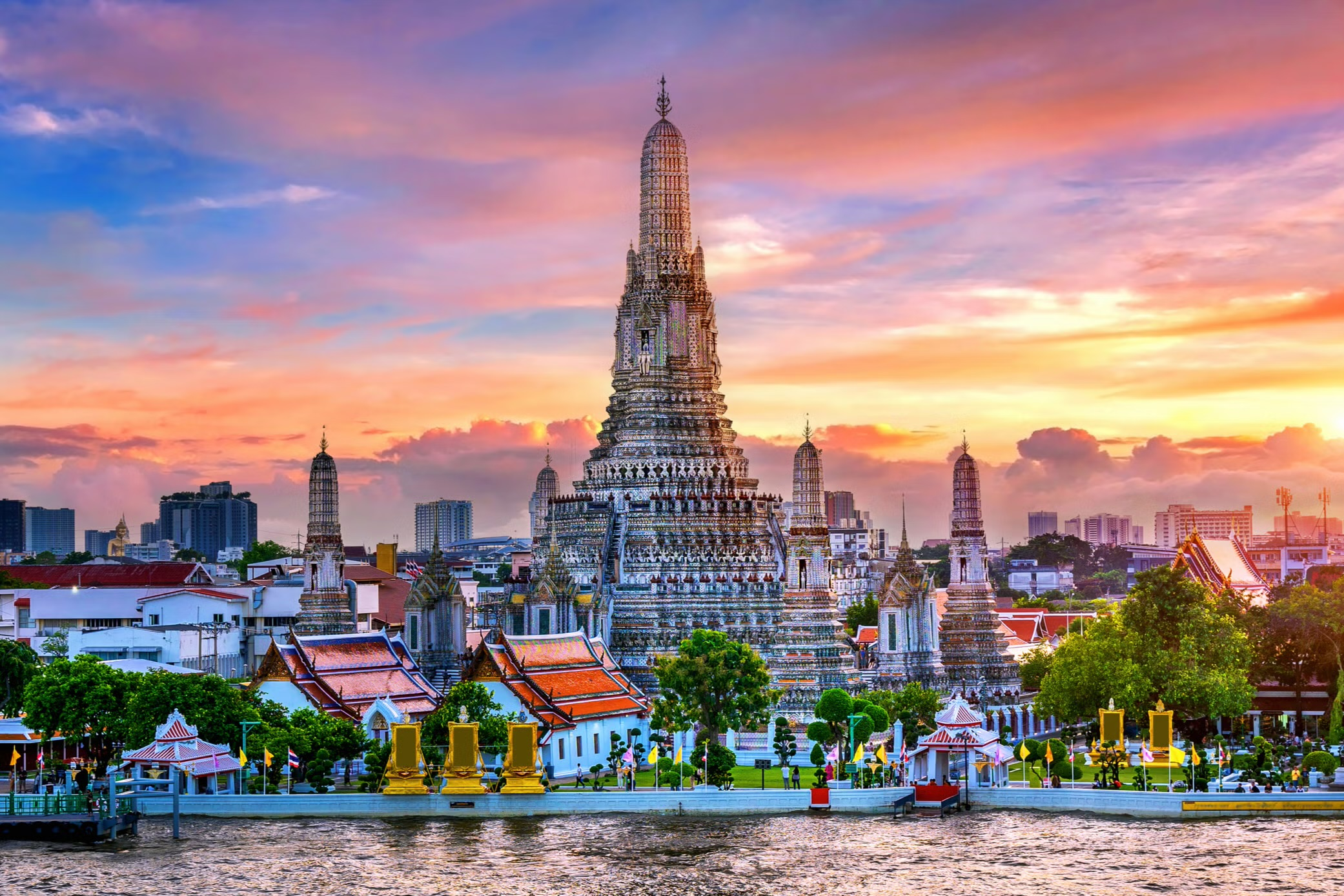 Vol avec escale Aller/Retour Paris (CDG)  Bangkok (BKK) Thaïlande, Du 23 Septembre au 7 Octobre (Bagage en Soute 20 Kg)