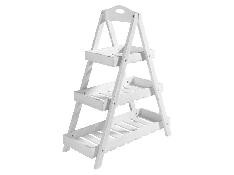 Étagère escalier pour plantes - Blanc