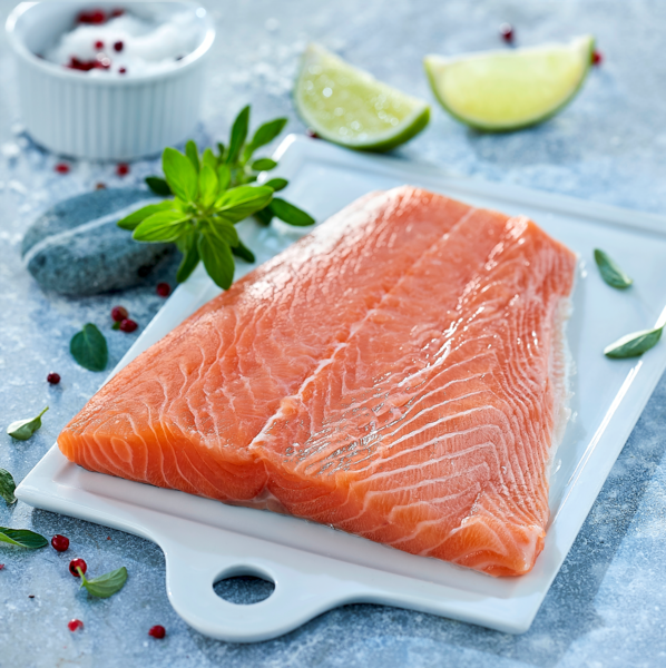 Filet de saumon 1kg Élevé en Norvège ou Islande ou Irlande ou Écosse