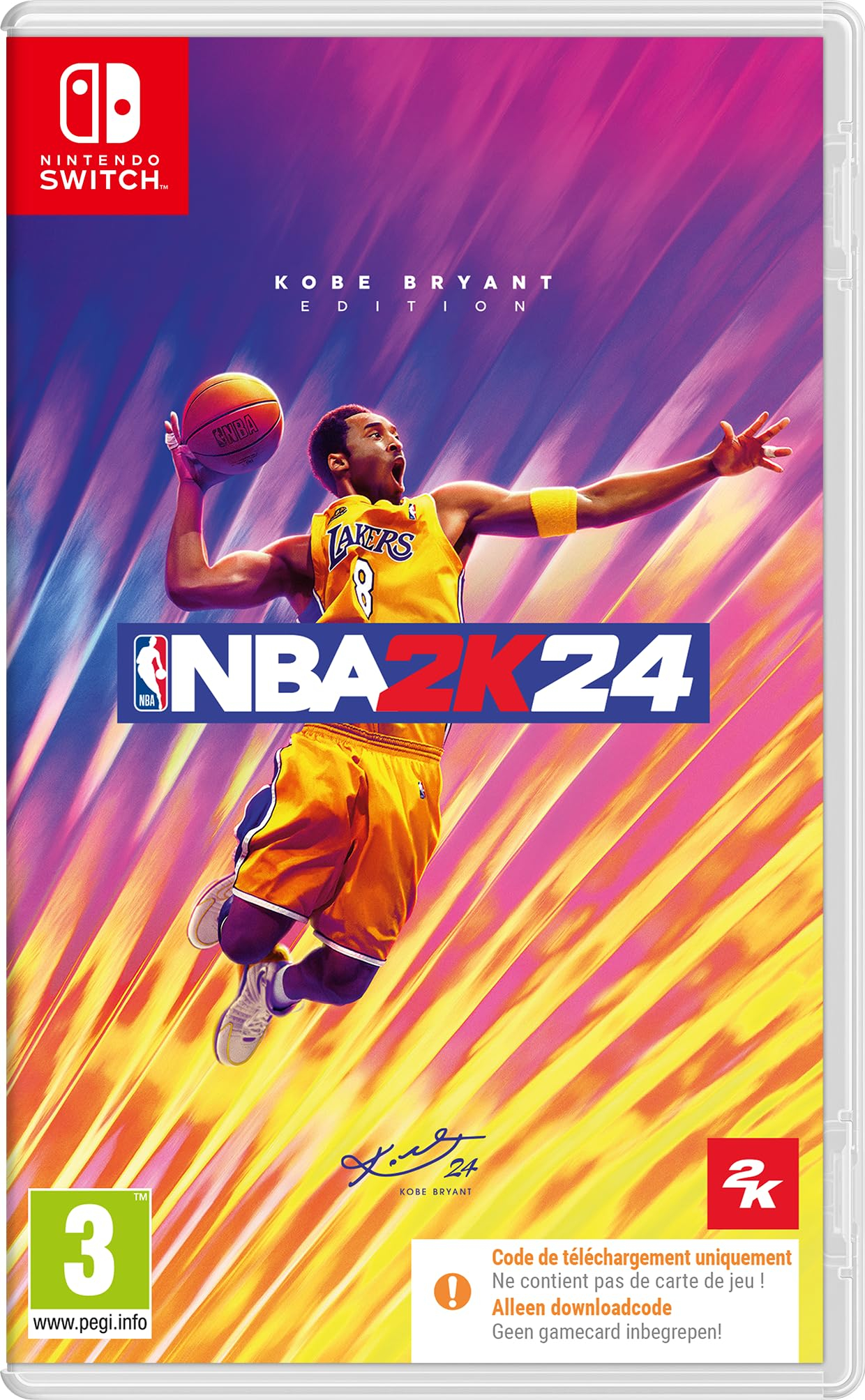 NBA 2K24 Kobe Bryant Edition sur Nintendo Switch (Code dans la boîte)