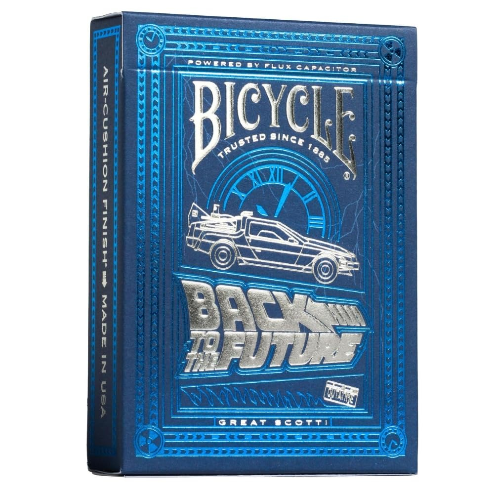 Jeu de cartes Bicycle Retour vers Le Futur - Collection Ultimates, 54 cartes
