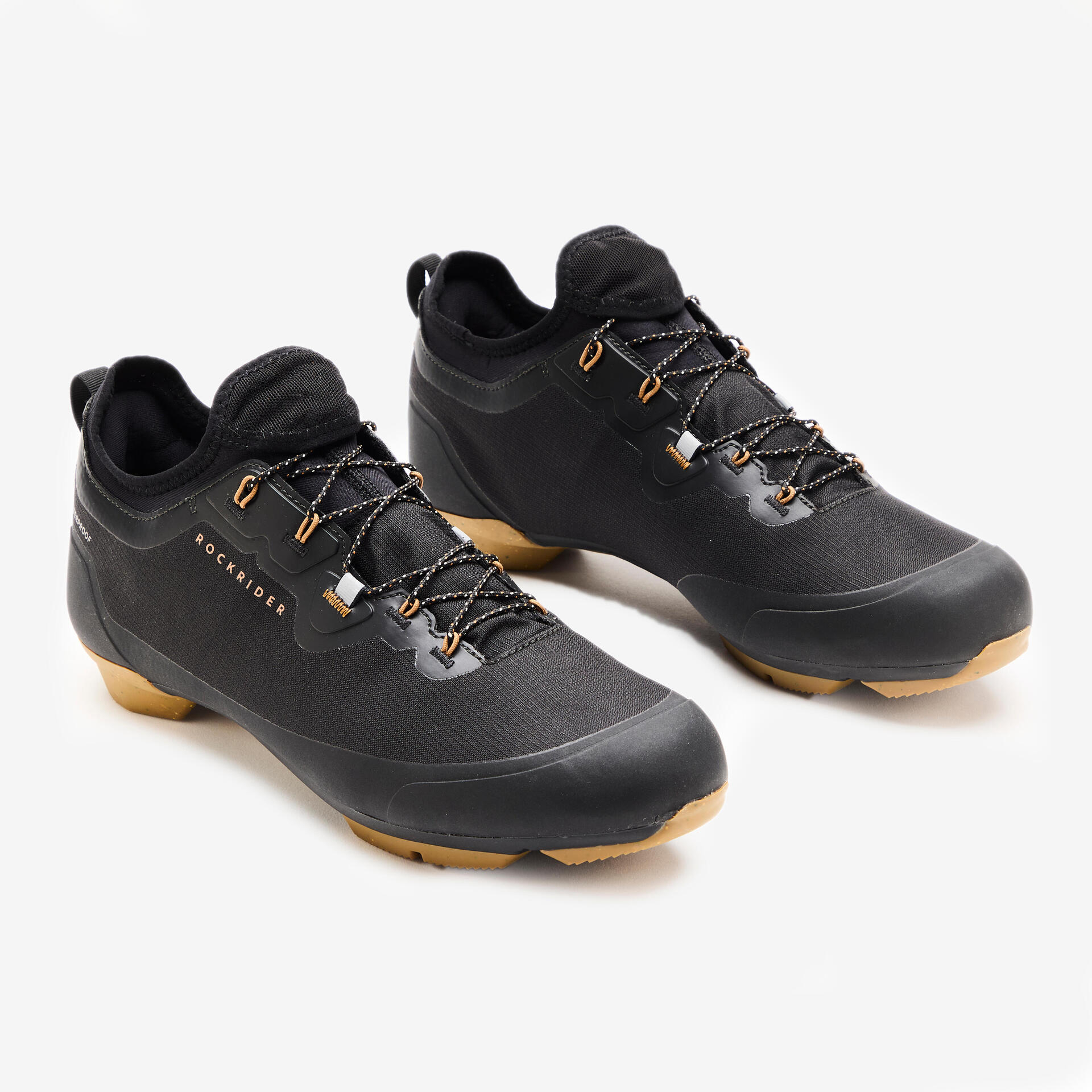 Chaussures de vélo Rockrider GRVL 900 - imperméables, compatibles SPD, semelle rigide, laçage rapide, du 42 au 46