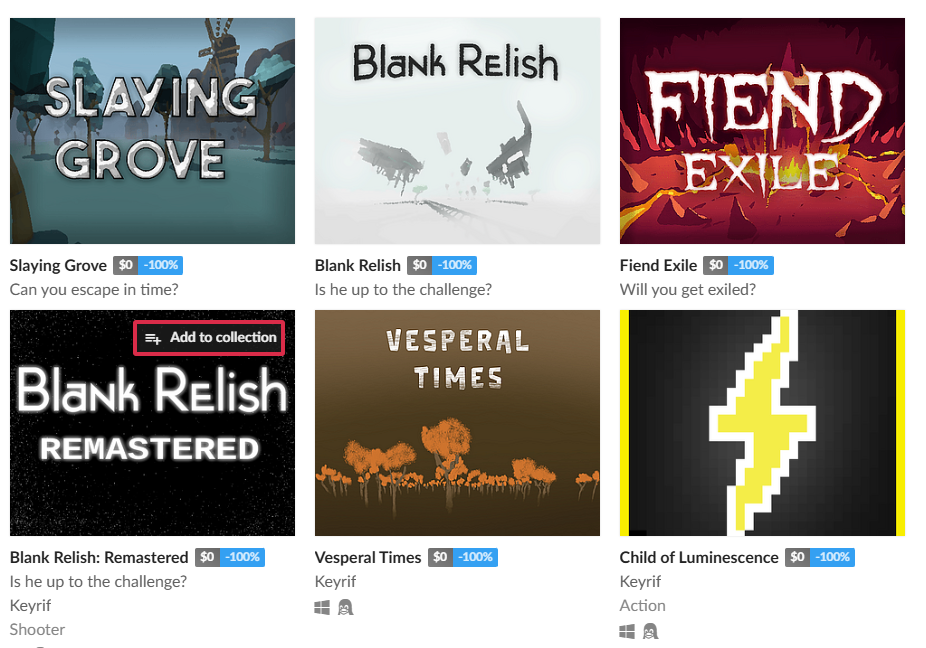 Pack de 6 Jeux gratuits sur PC (Dématérialisé)