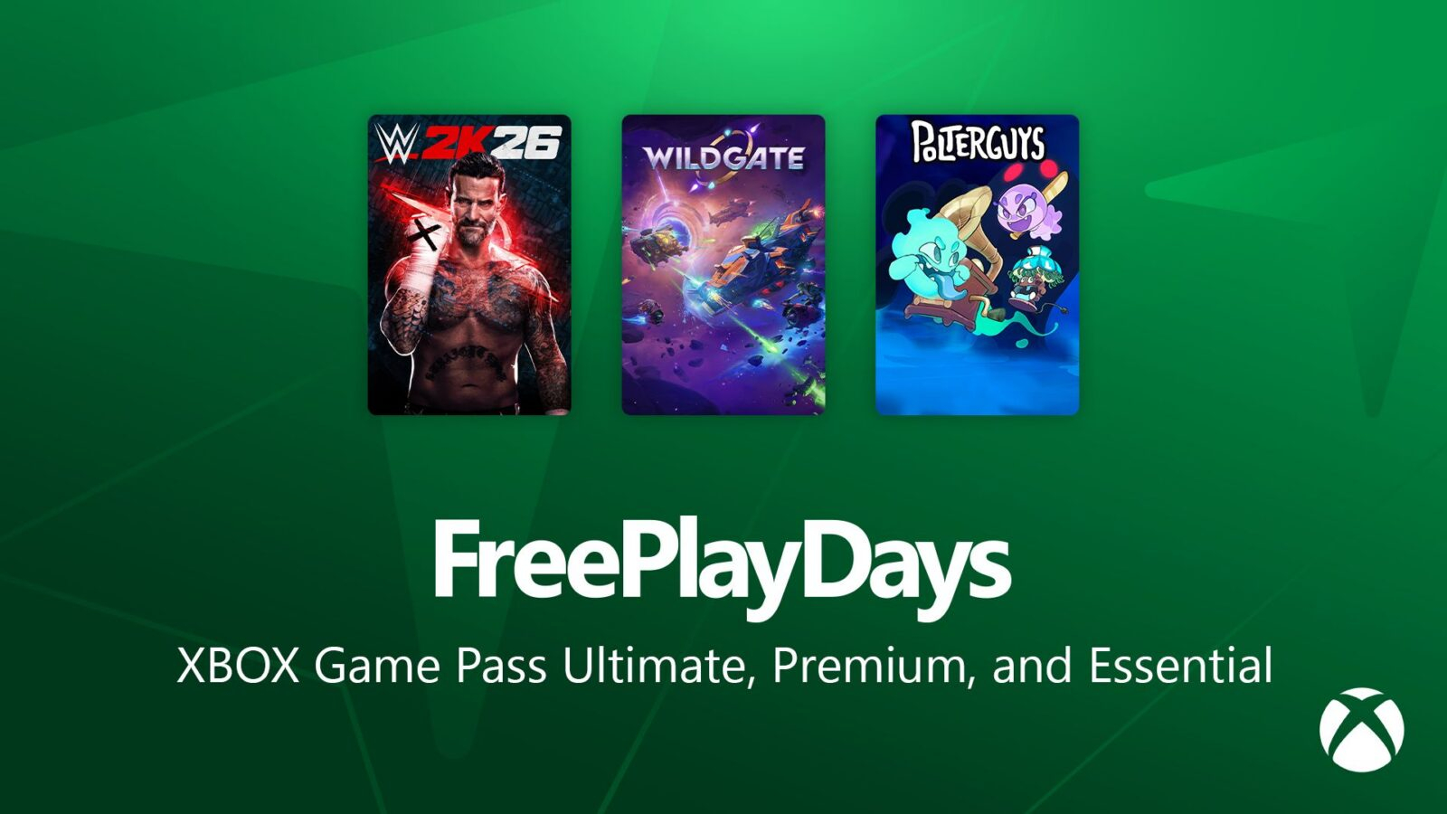 [Abonné Xbox Game pass] WWE 2K26 et Wildgate jouables gratuitement pour tous + Polterguys (Dématérialisé)