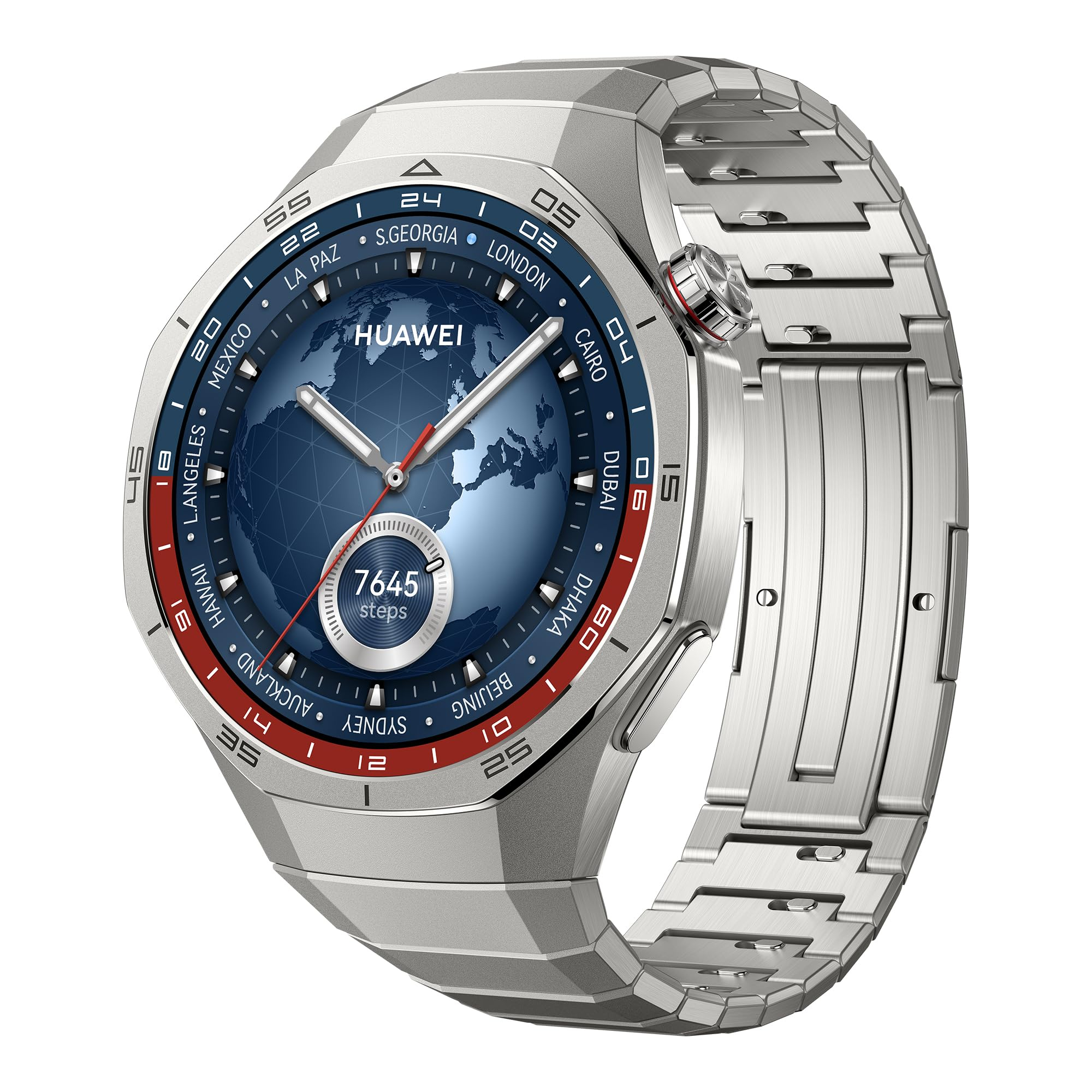 Montre connectée Huawei Watch GT 5 Pro (46mm) - Titane, ECG, Suivi Sport/Santé avancé, Autonomie 14j