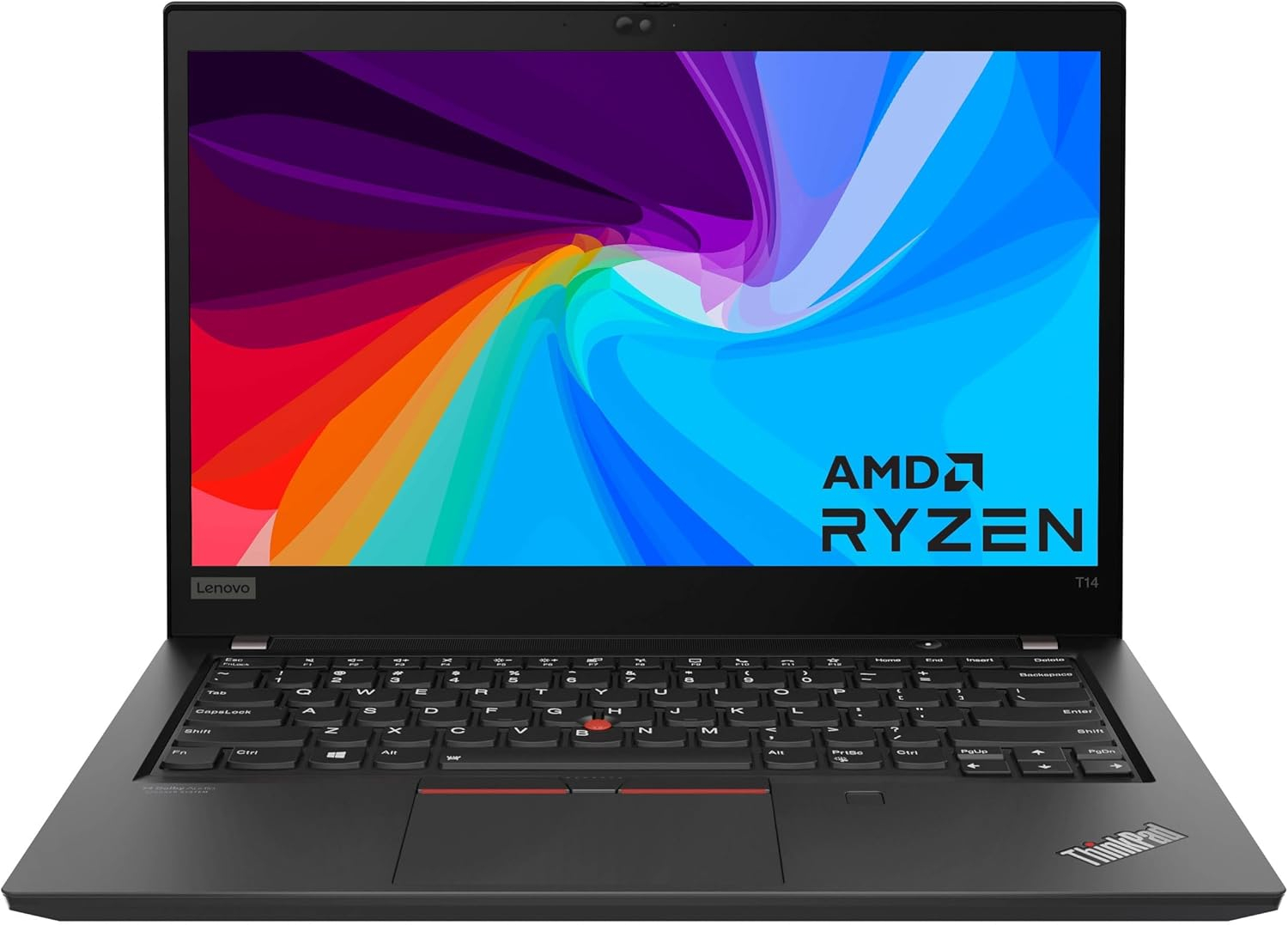 PC Portable 14" Lenovo ThinkPad T14 gen 2 - QWERTY, Full HD, AMD Ryzen 5 PRO 5650U, 16 Go de Ram DDR4, 512Go (Reconditionné État Excellent)