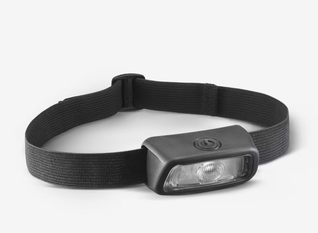 Lampe frontale Quechua pour bivouac 50lm - HL50, noire