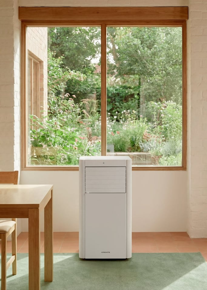 Climatiseur portable Create Silkair Dual Connect 9000 – 9000 BTU, Wi-Fi, R290, pompe à chaleur 4-en-1