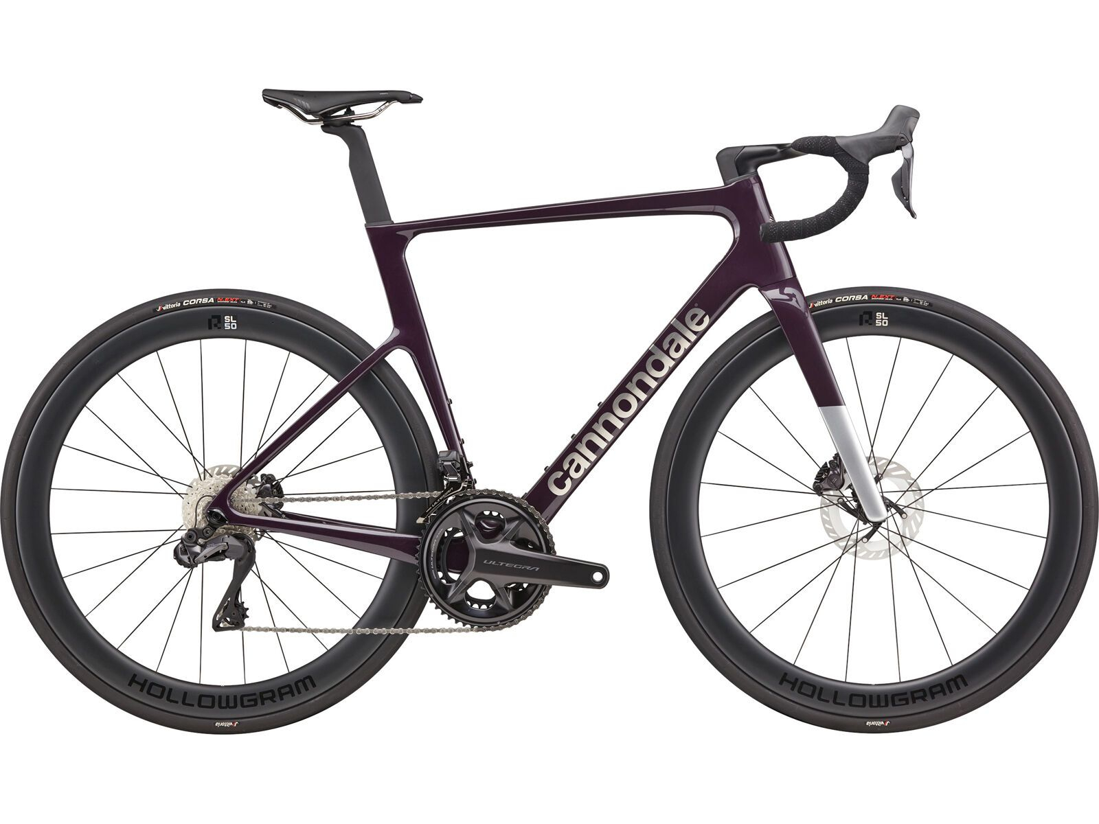 Vélo de route Cannondale SuperSix Evo Hi-Mod 2 - Tinted purple, 48 à 56cm