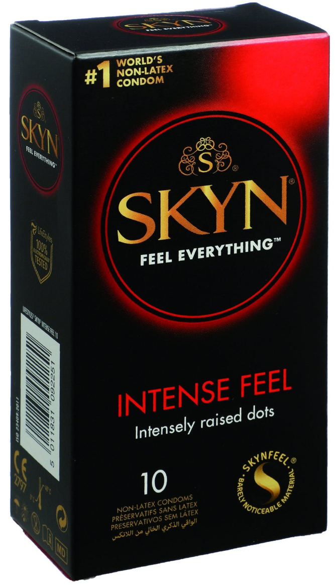 Lot de 10 Préservatifs Skyn Sensation Intense (Sélection de magasins)