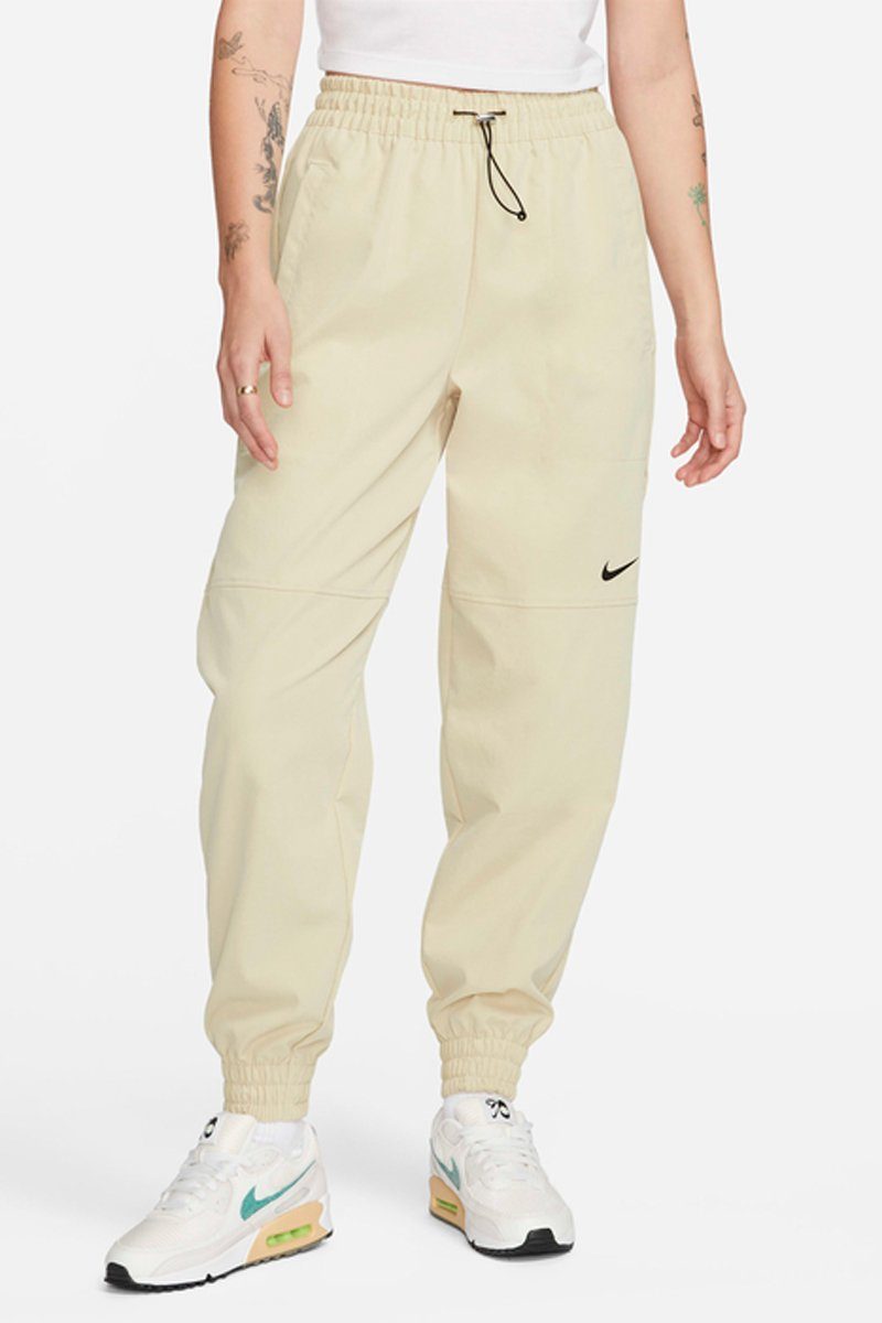 Pantalon Jogging Nike Swoosh - Beige, Tailles XS ou S