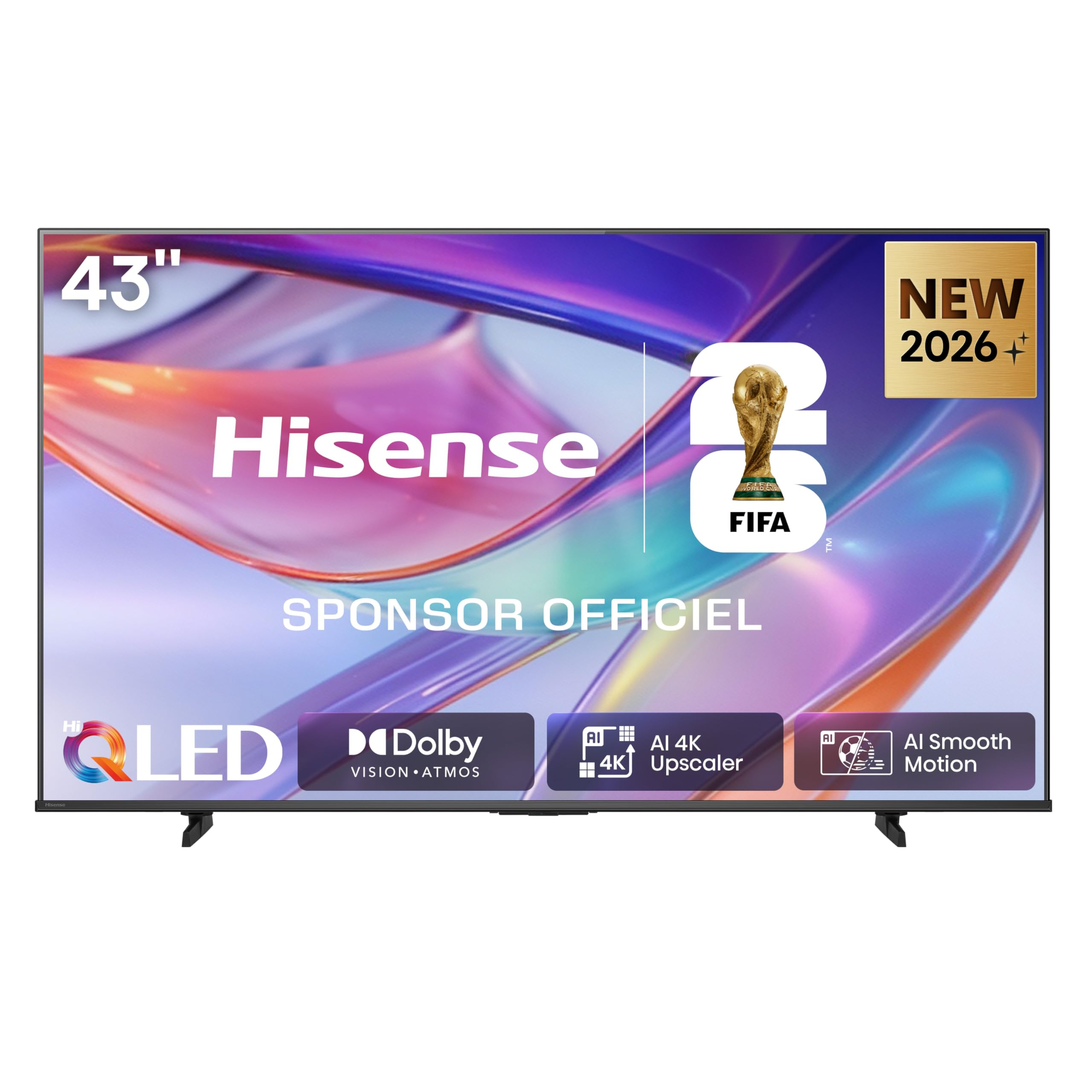 TV 43" Hisense 43E7DS - QLED 4K, 108 cm