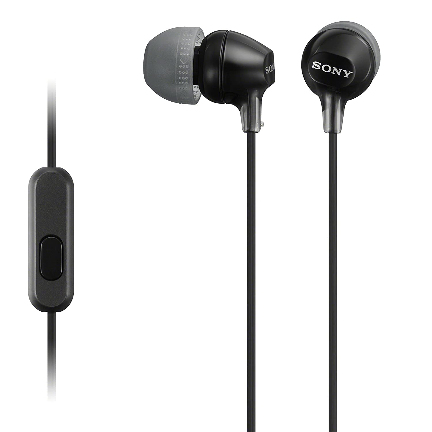 Ecouteurs Intra-auriculaires avec Microphone Sony MDR-EX15APB - Noir