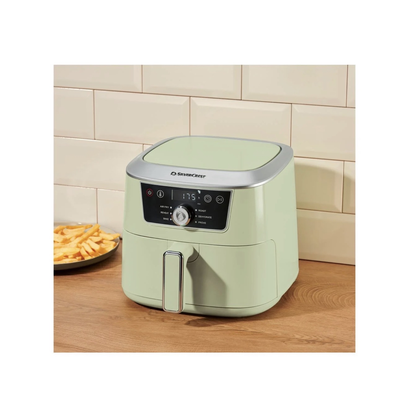 Airfryer Silvercrest - 4,7 L, vert pastel ou rose (via coupon)