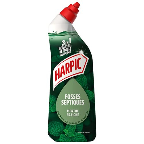 Nettoyant fosses septiques Harpic Gel WC - 3 en 1, 750ml