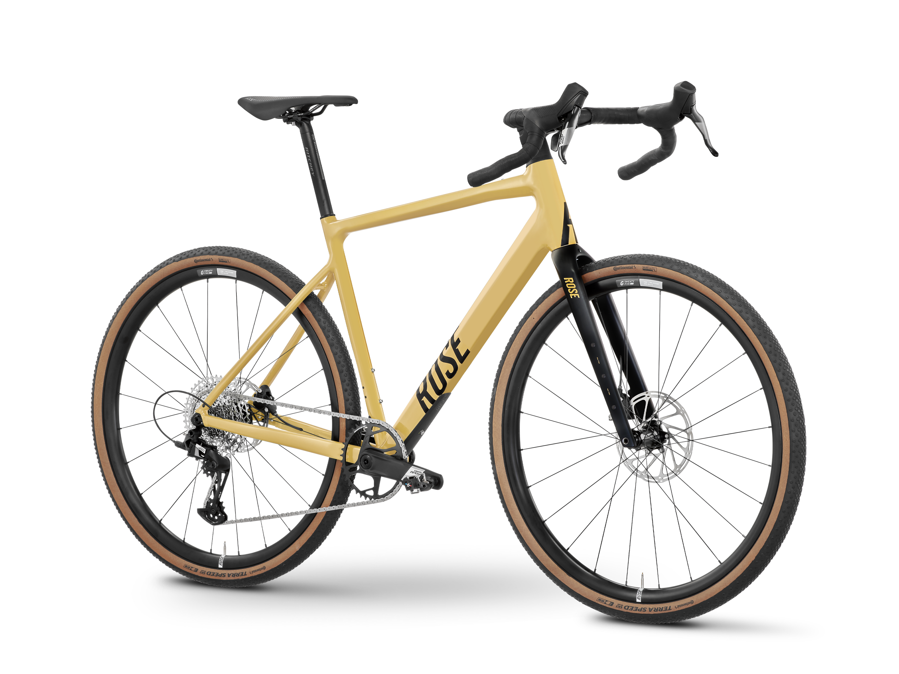 Vélo Gravel Backroad AL APEX XPLR 1x12 TS - 64cm, couleur Dijon
