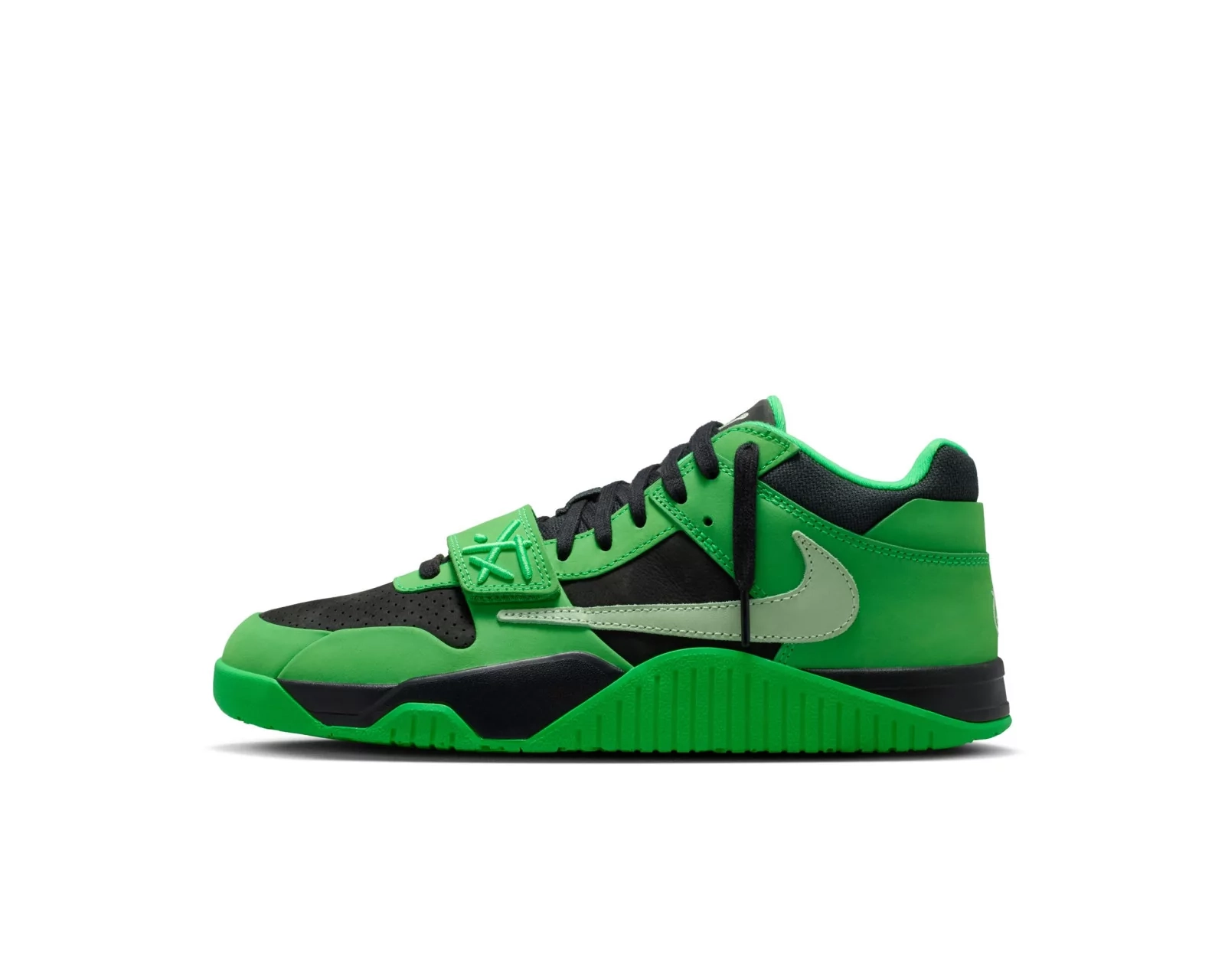 Baskets Jordan CJ1 T-Rexx x Travis Scott "Green Spark" - du 41 au 43 et du 44,5 au 45