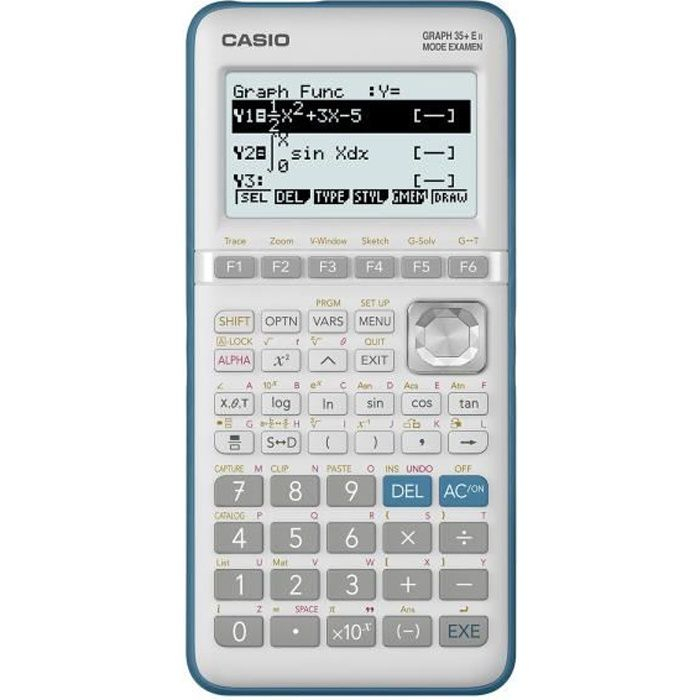 Calculatrice Casio Graph35+e II Python (Via 14€ d'ODR & Via 12,52€ sur la Carte de Fidélité)