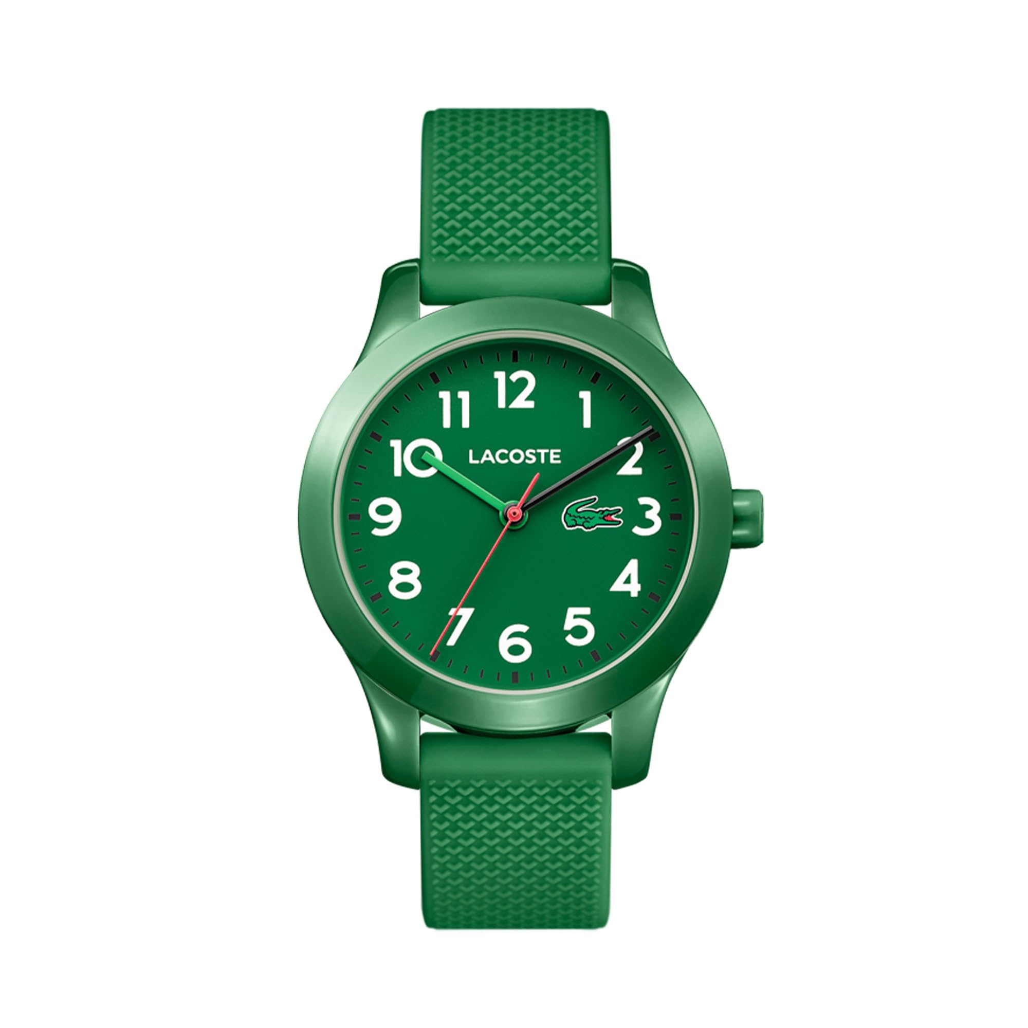 Montre à Mouvement à Quartz Trois Aiguilles pour Enfants Collection Lacoste.12.12 Kids avec Bracelet en Silicone