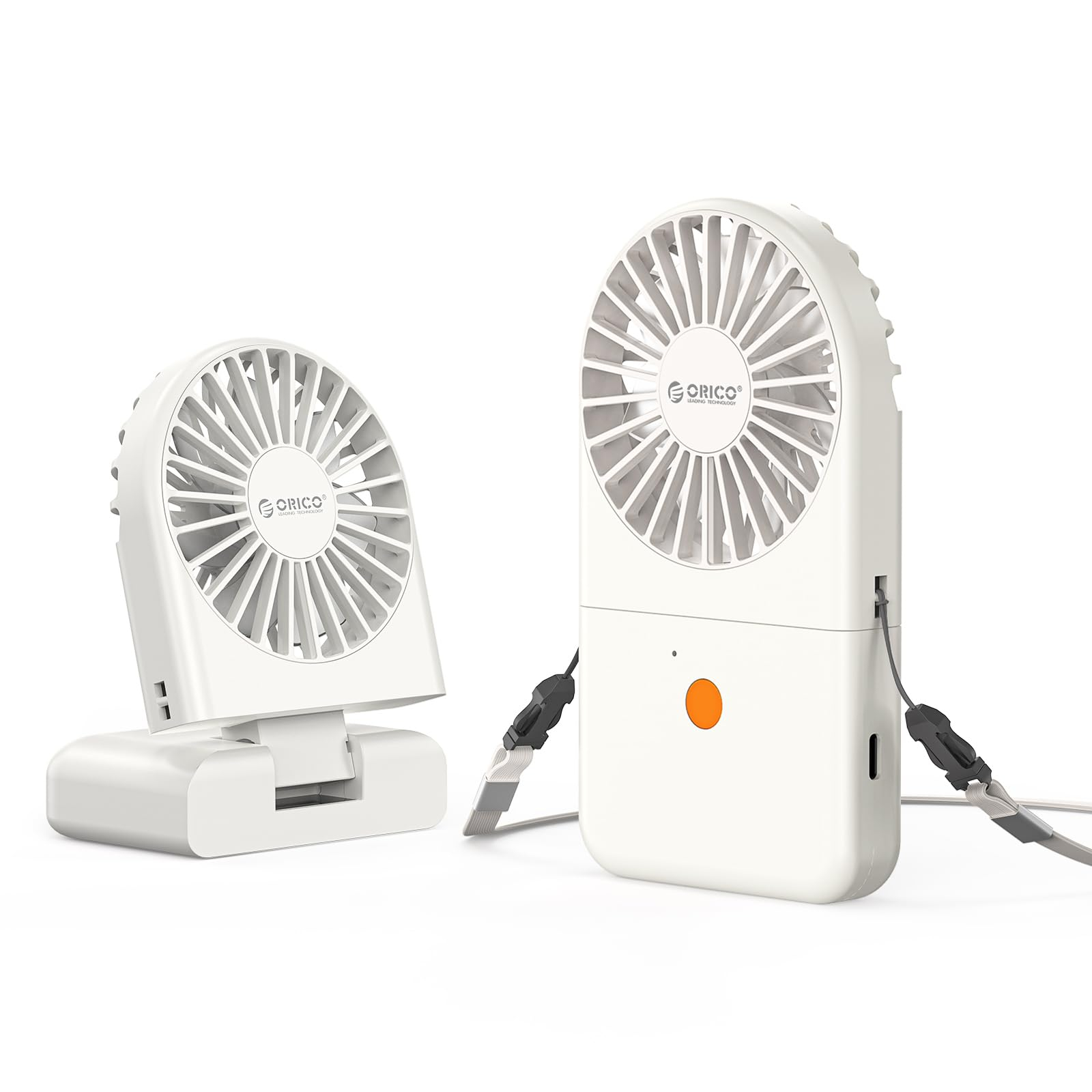 Ventilateur de cou Orico ReFan – Ultra léger 121 g, 2-en-1 tour de cou & bureau, batterie 1800 mAh (via remise panier - vendeur tiers)
