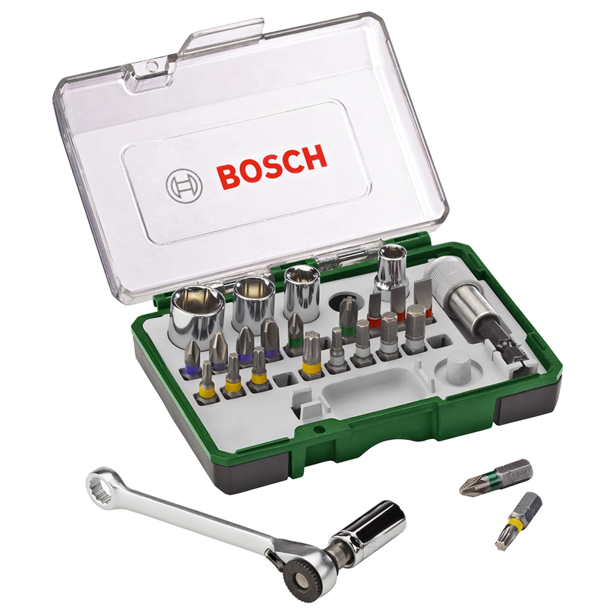 Coffret clé à cliquet Bosch - 27 pièces