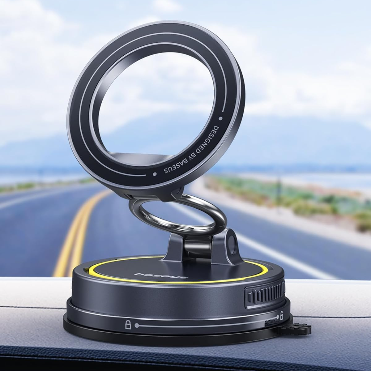Support Téléphone à Ventouse Baseus VC2 Flex - Magnétique, pour Voiture (Vendeurs Tiers)