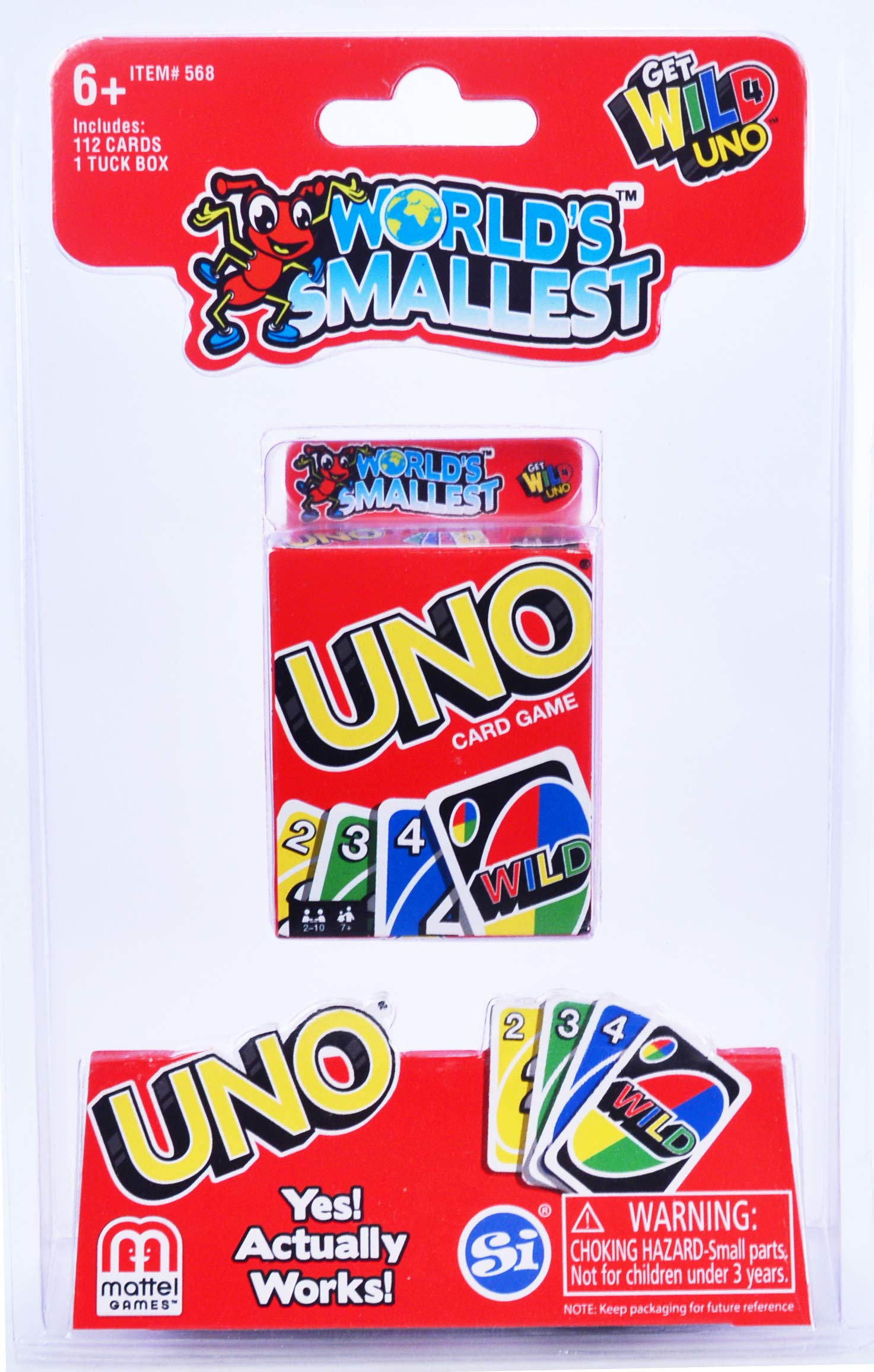 Jeu de société Uno Bandai - Super Impulse World's Smallest, multicouleur (Vendeur tiers)