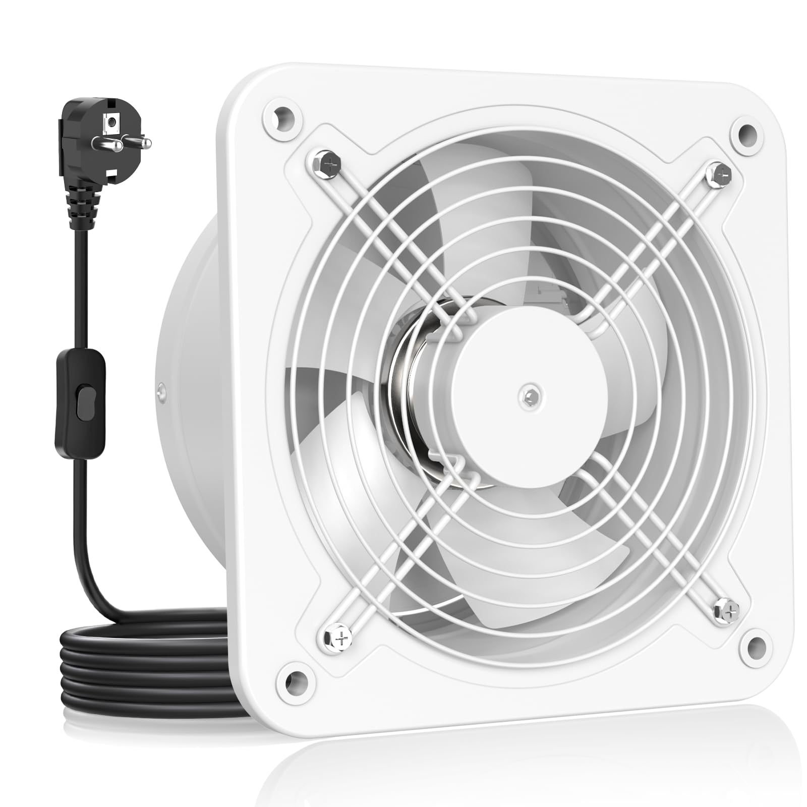 Extracteur d'air 200mm HG Power Silencieux avec Clapet antiretour et Régulateur de vitesse (vendeur tiers)