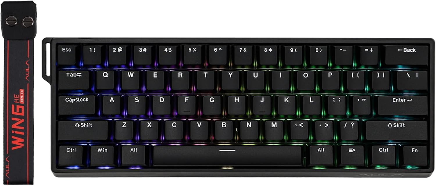 Clavier Magnétique Epomaker Aula WIN60 HE - 60%, avec Actionnement Réglable (Vendeur Tiers)