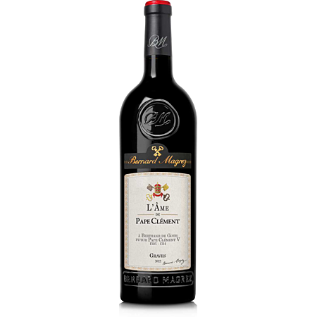 Bouteille de Vin Rouge L’Âme de Pape Clement 2022, AOP Graves - 75cl