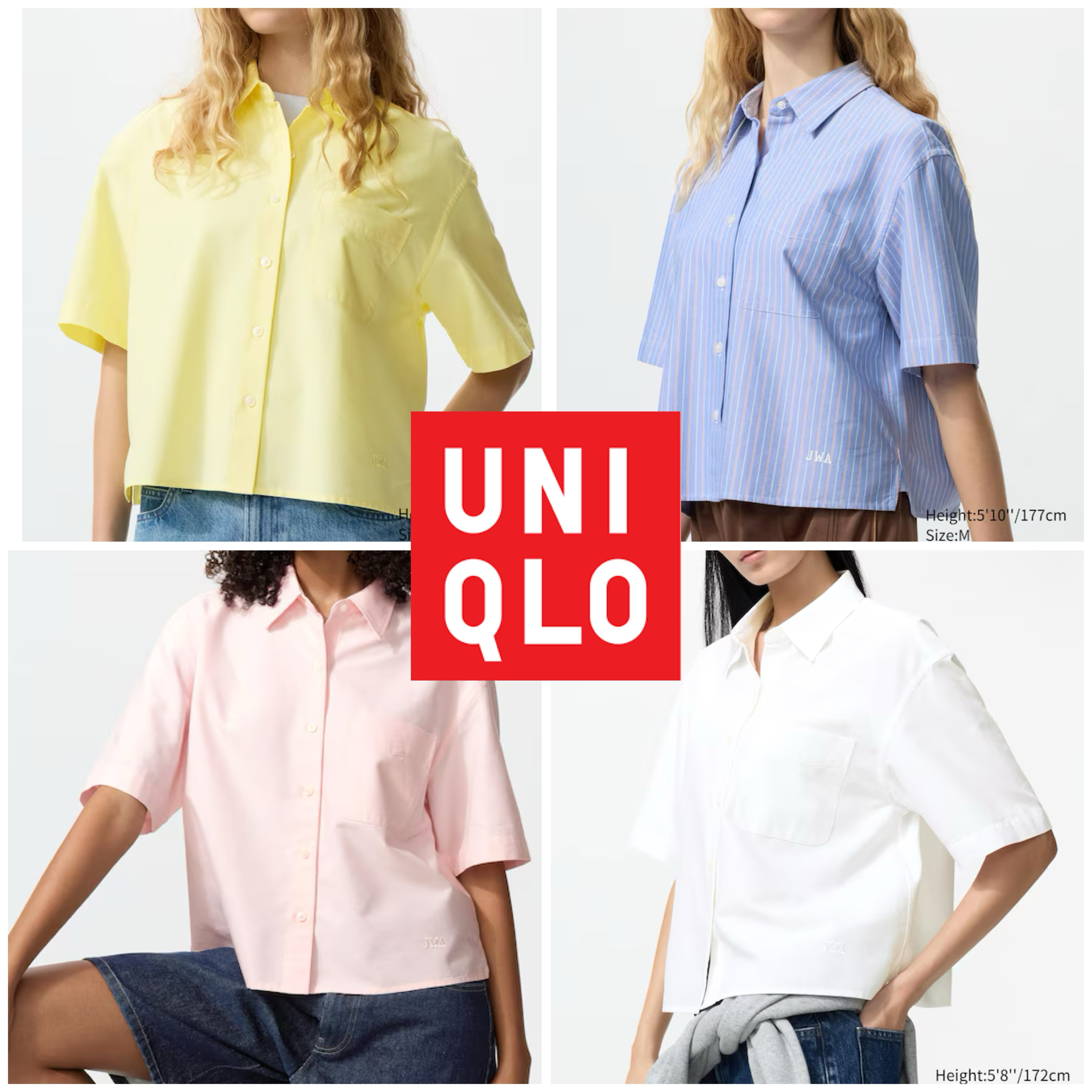 Sélection d’articles Uniqlo en promotion - Ex: Chemise Oxford - Taille du XXS au XXL