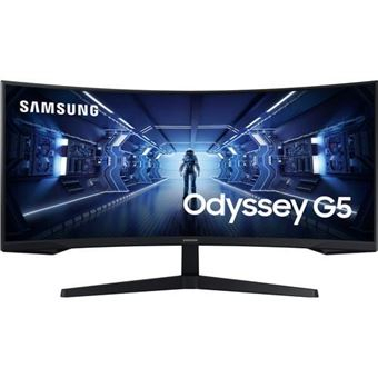 Ecran PC 34" Samsung Odyssey G5 C34G55TWWP G55T Series 34 - 165Hz, 1ms (frontaliers Suisse)