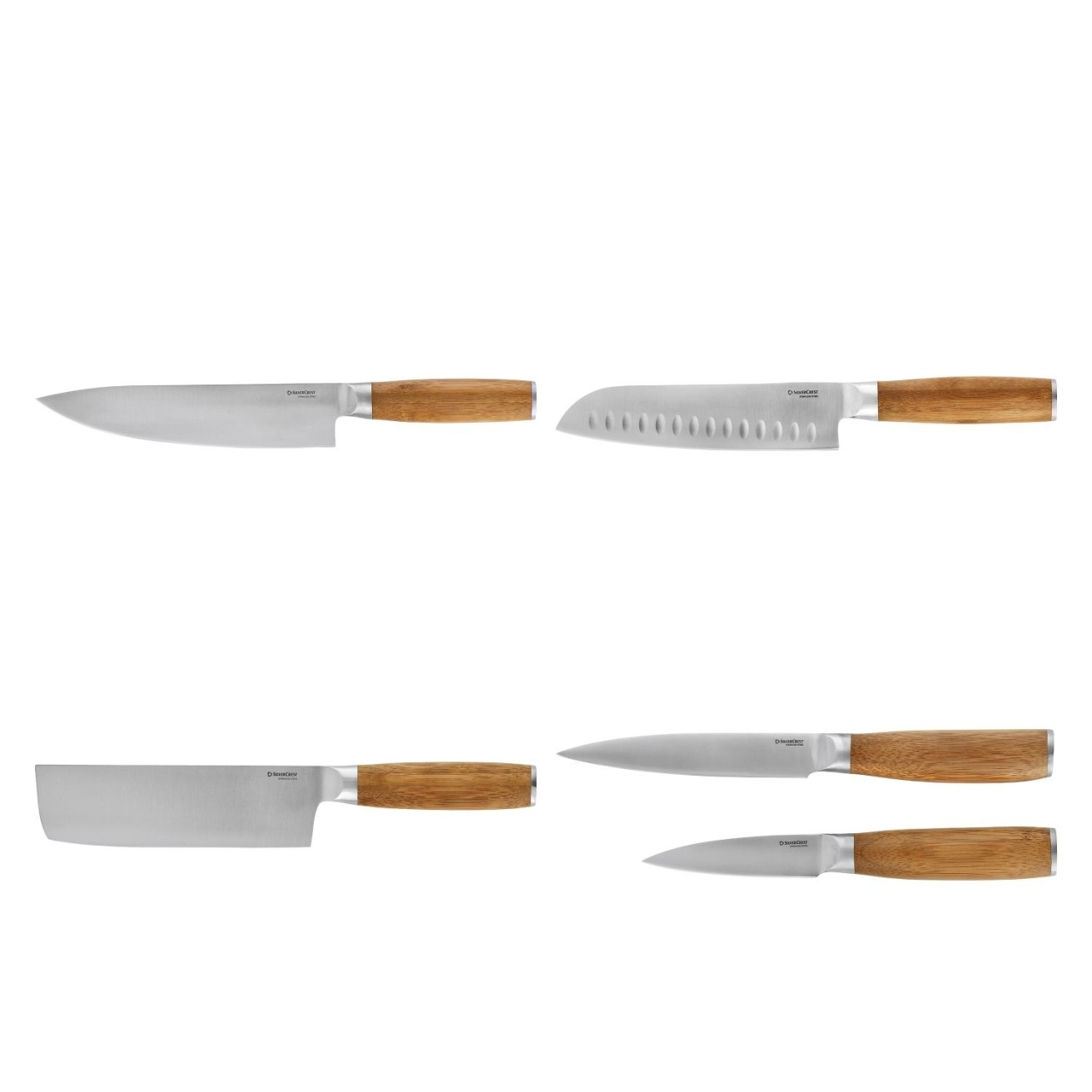 Couteau de cuisine manche en bois (au choix) Silvercrest