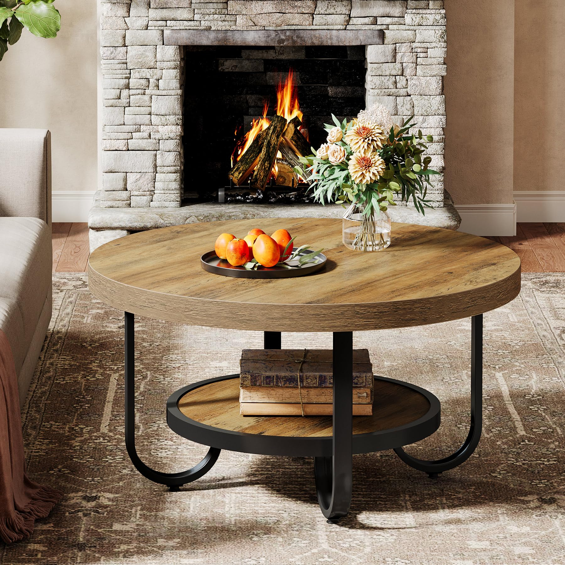 Table basse ronde salon Tribesigns (Vendeur Tiers)