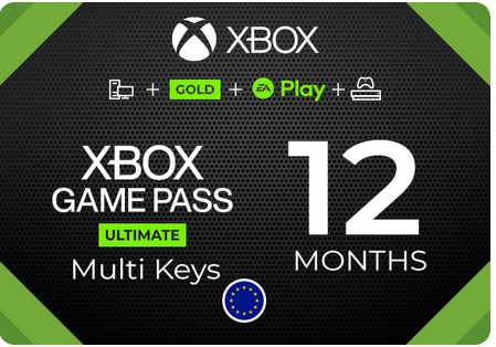 [Compte sans abonnement actif] Abonnement 12 mois au Xbox Game Pass Ultimate (13 mois à 155.40€/15 mois à 165.82€ - Dématérialisé)