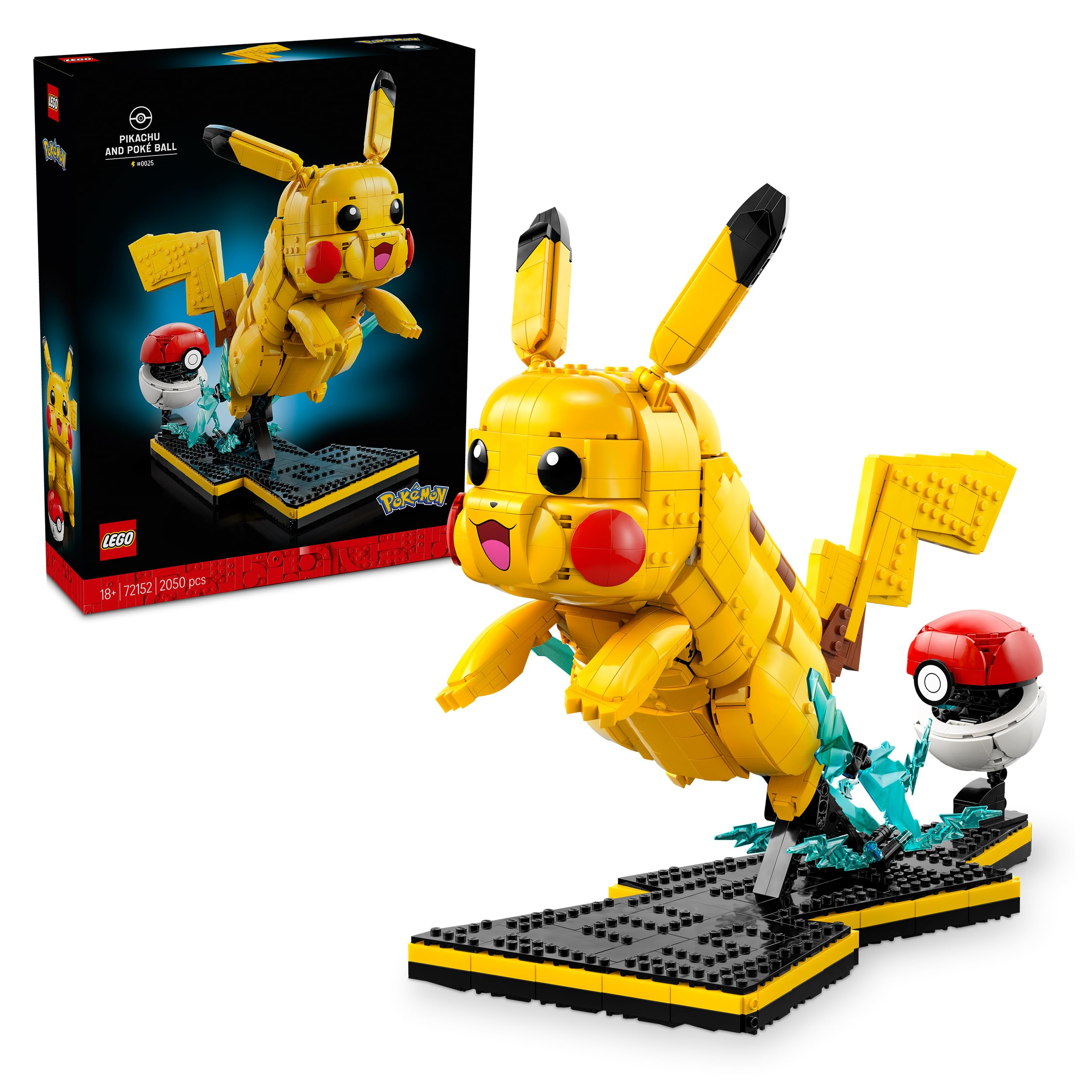 LEGO Pokémon 72152 - Pikachu et Poké Ball (via 59,20 € de fidélité, Frontaliers Luxembourg)